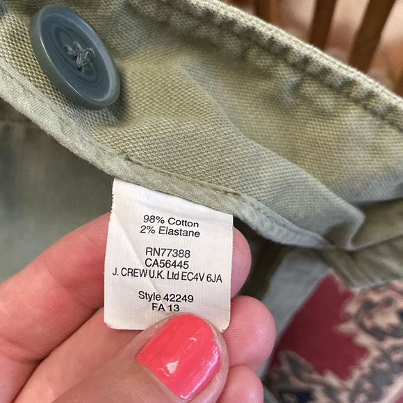 Madewell Army Green Button-Down Jacket | Size XS | Canvas Cotton - Picture 8 of 8